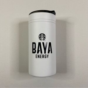 Starbucks Baya Energy Tumbler Matte White Stainless‎ Steel Coffee